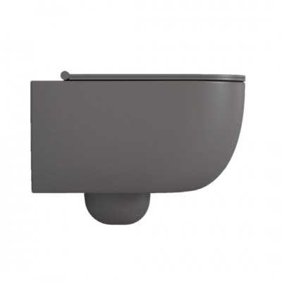 Vaso Bloom Ceramica Nero Opaco Sospeso Design Moderno
