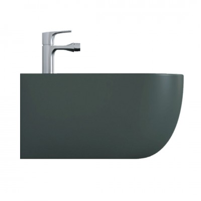 Bloom Bidet Ceramica Sospeso Scarico a Parete Colore Verde Alpi Opaco