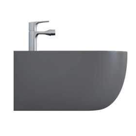 Bloom Bidet Ceramica Sospeso Scarico a Parete Antracite Opaco