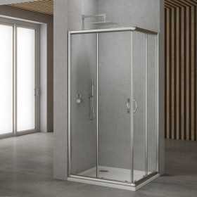 Box Angolare Con Ante Scorrevoli Fiordaliso S158 6 Millimetri Ix Box Shower