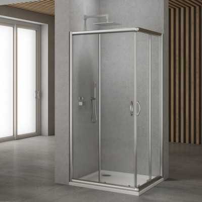 Box Angolare Con Ante Scorrevoli Fiordaliso S158 6 Millimetri Ix Box Shower