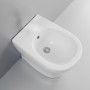 Jump Bidet a Pavimento Ceramica Bianco Lucido Completo Di Fissaggi