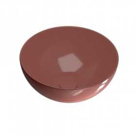 Lavabo da Appoggio Meg Tondo in Ceramica Tabasco Lucido Lullaby 