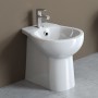 Duck Bidet Ceramica a Pavimento Filo Parete Colore Bianco Lucido