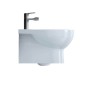 Duck Bidet Ceramica Sospeso Scarico a Parete Bianco Lucido