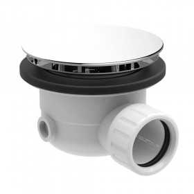 Ix Box Shower Piletta Per Piatti Flat e Turtle in ABS Con Piletta Cromo