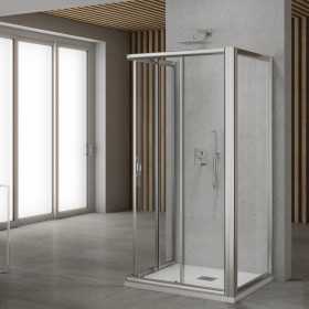 Lato Fisso Box Angolare Fiordaliso LF102 Cristallo 6 millimetri Ix Box Shower 