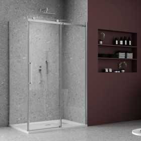 Lato fisso per Barclay LFBMA920 Cristallo 8 millimetri Chrome Ix Box Shower 