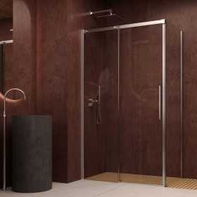 Ix Box Shower Lato fisso Birkey Cromo Lucido LFBMA110 Cristallo 8 millimetri