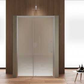 Ix Box Shower Porta Doccia Scorrevole Flora S154 Cristallo 6 millimetri Chrome 