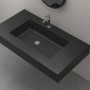 Top Lavabo Sospeso Giada in Marmo Resina Finitura Liscia colore Antracite Opaco Lullaby 
