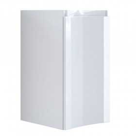 Base laterale destra Diana Nordikflat 1 ripiano in vetro