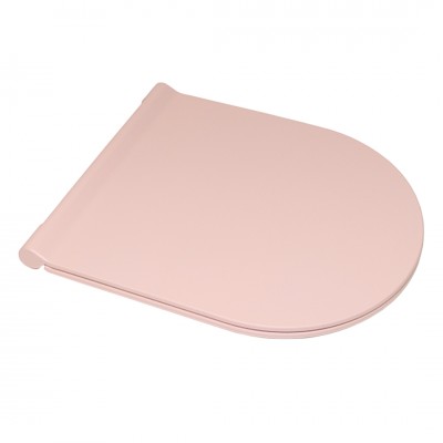 Sedile WC serie Bloom chiusura soft colore rosa opaco