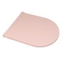 Sedile WC serie Bloom chiusura soft colore rosa opaco