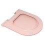 Sedile WC serie Bloom chiusura soft colore rosa opaco