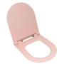 Sedile WC serie Bloom chiusura soft colore rosa opaco