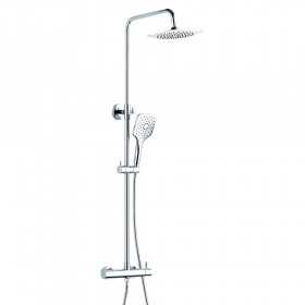 Colonna Doccia Attrezzata Ottone Cromato OLIMPIA MIX_ST-CX088MX Ix Box Shower 
