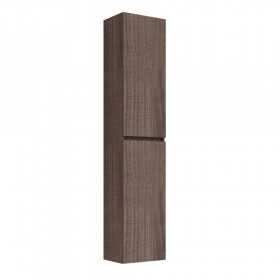 Colonna London per mobile bagno con 2 ante e 2 ripiani in vetro cm 162x40x32