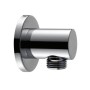 Ix Box Shower Presa Acqua in Ottone Cromato a Muro Tonda