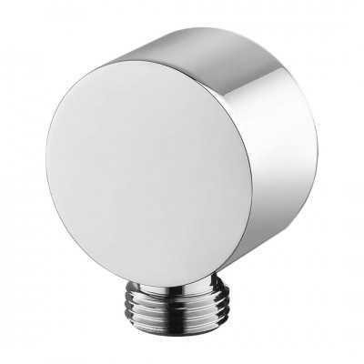 Presa Acqua in Ottone Cromato a Muro Rotonda RB002C Ix Box Shower