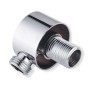 Presa Acqua in Ottone Cromato a Muro Rotonda RB002C Ix Box Shower 