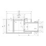 Presa Acqua in Ottone Cromato a Muro Rotonda RB002C Ix Box Shower 