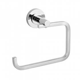 Porta rotolo carta igienica in ottone cromato lucido cm 15 JAGUAR da parete