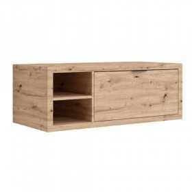 Base portalavabo con cassetto a destra e vano a giorno a sinistra