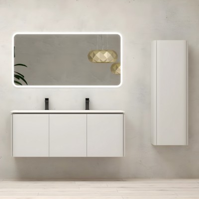 Mobile bagno composizione completa  con specchio e colonna Marilyn 01