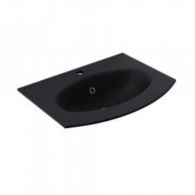 Lavabo Diana in vetro ad incasso vasca singola ad incasso