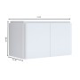 Base Portalavabo Marilyn con 4 Cassetti Chiusura Ammortizzata cm 94