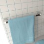 Porta salviette asciugamani Panarea cromato e spazzolato cm 45 arredo bagno