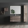 Mobile bagno composizione completa modello London 01 con specchio colonna cubotti