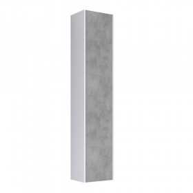 Colonna Marano reversibile mobile bagno 1 anta e 3 ripiani in vetro cm 162x34x25