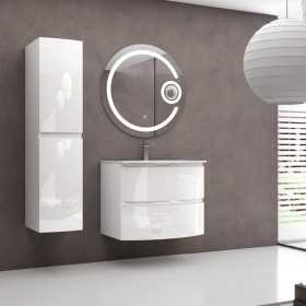 Mobile bagno composizione completa modello Diana 03 specchi colonna