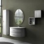 Mobile bagno composizione completa modello Ginevra specchio cubotti colonna
