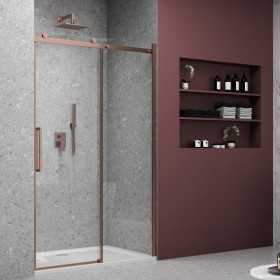 Porta Doccia Porta Scorrevole Barclay BMA920GDR Cristallo 8 mm Oro Rosa Ix Box Shower