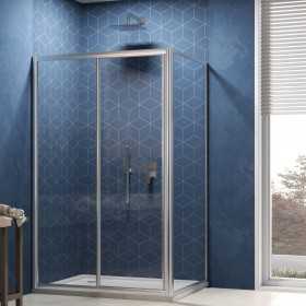 Lato fisso Betulla LF150 Cristallo 5 millimetri Chrome Ix Box Shower 