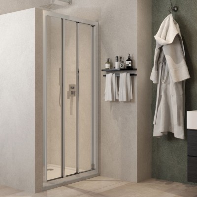 Porta Doccia Scorrevole Brionia S152 Cristallo 5 millimetri Chrome Ix Box Shower 