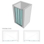 Porta Doccia Scorrevole Brionia S152 Cristallo 5 millimetri Chrome Ix Box Shower 