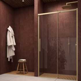 Porta Doccia Scorrevole Birkey Oro Satinato BMA110SG Cristallo 8 mm Ix Box Shower