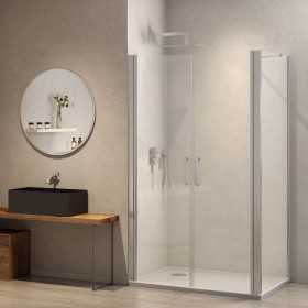 Lato fisso Farnell S155 Cristallo 5 millimetri Chrome Ix Box Shower 