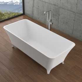 Vasca Free Standing Baros in Art Stone Colore Bianco Opaco Lullaby 