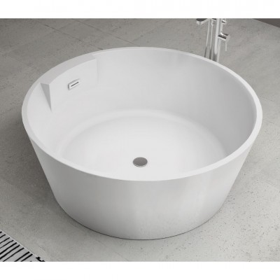 Vasca free Standing Ibiza in Acrilico Forma Tonda Colore Bianco Lucido Lullaby
