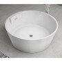 Vasca free Standing Ibiza in Acrilico Forma Tonda Colore Bianco Lucido Lullaby