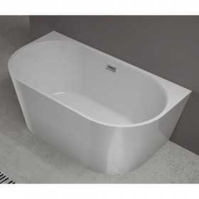 Vasca Palao in Acrilico Colore Bianco Lucido Filo Muro Lullaby 