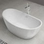 Vasca free Standing Zanzibar in Acrilico Colore Bianco Lucido Lullaby 