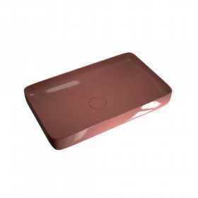 Lavabo da Appoggio Bloom Rettangolare in Ceramica Tabasco Lucido Lullaby