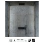 Soffione a Soffitto Quadrato in Acciaio Inox Nero 2 millimetri Ix Box Shower 