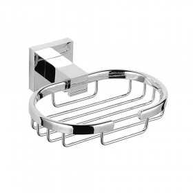 Griglia portasapone porta spugna in ottone cromato lucido AMG accessori bagno